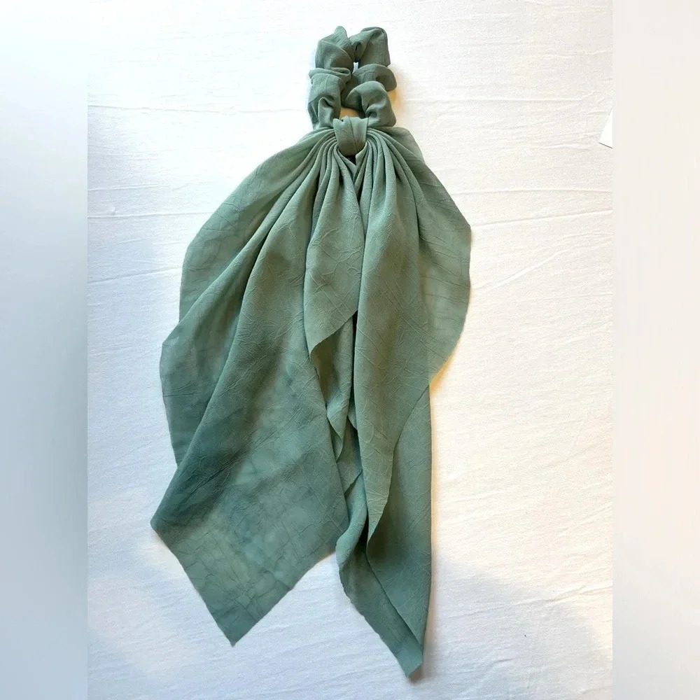 Handmade Hair Tie with Flowy Fabric